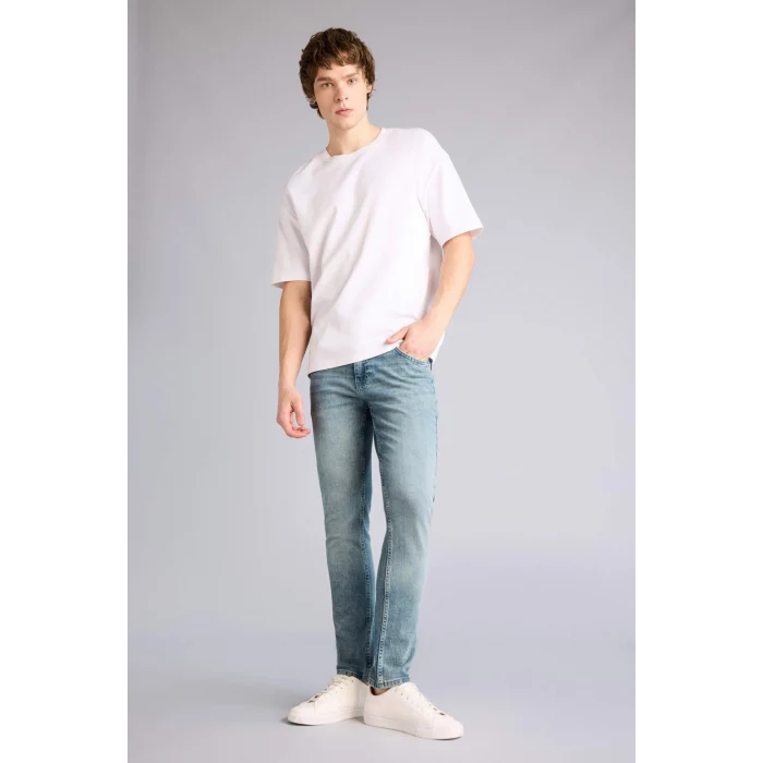 Defacto H1428AXNM29 Yeşil Pedro Slım Fıt Pantolon