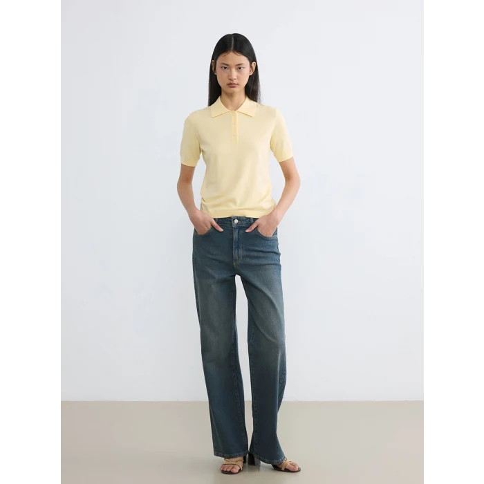 LCW Jeans İndigo Wideleg Kadın Jean Pantolon
