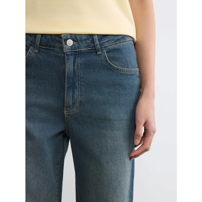 LCW Jeans İndigo Wideleg Kadın Jean Pantolon