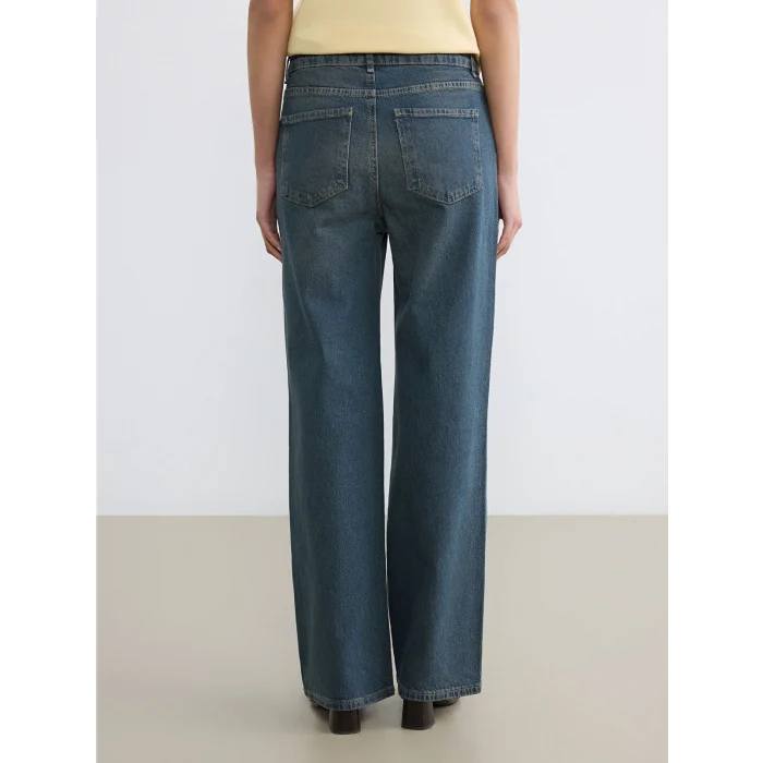 LCW Jeans İndigo Wideleg Kadın Jean Pantolon