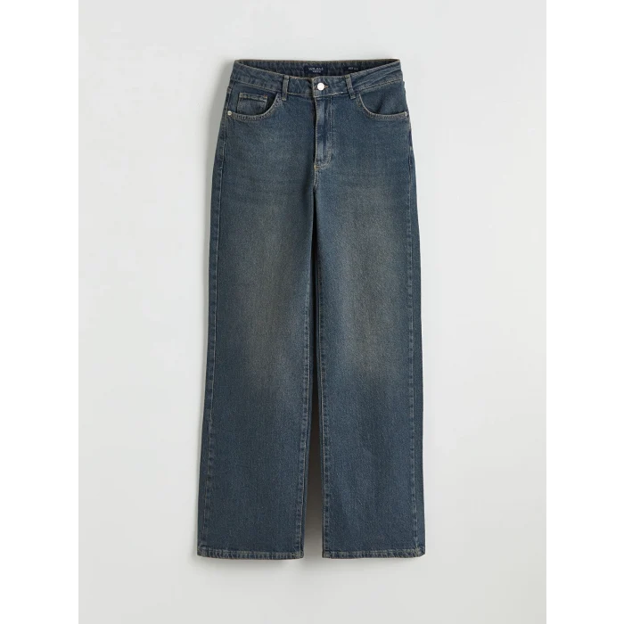 LCW Jeans İndigo Wideleg Kadın Jean Pantolon
