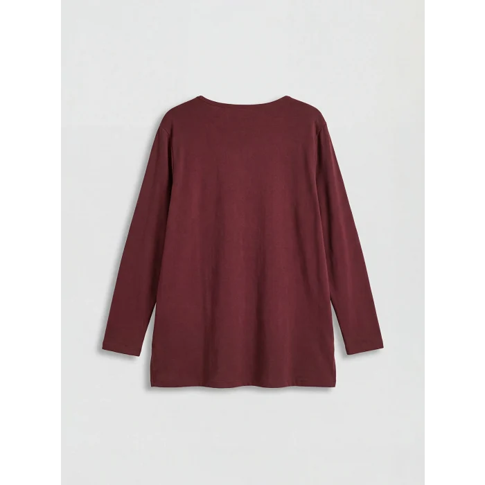 LCW Grace Kahverengi Bisiklet Yaka Taşlı Bluz