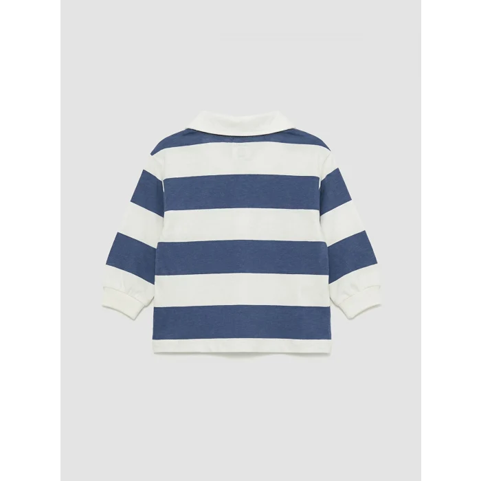 LCW baby Ekru Erkek Bebek Polo Yaka Tişört ve Pantolon