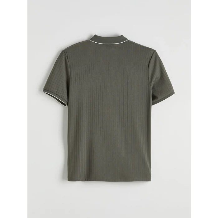 LCW Vision Haki Polo Yaka Erkek Tişört