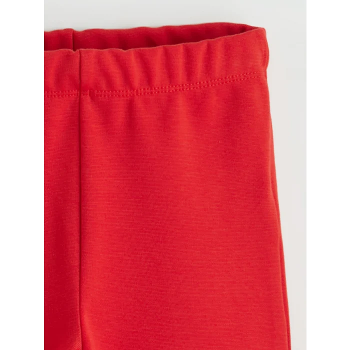 LCW Kids Kırmızı İspanyol Paça Kız Çocuk Tayt