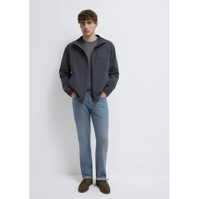 Mavi 0110755-89939 MVJNS Baskılı Antrasit Ceket