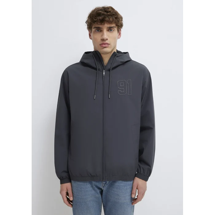 Mavi 0110755-89939 MVJNS Baskılı Antrasit Ceket