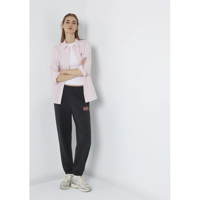 Mavi 1010757-80106 Mavi Logo Baskılı Antrasit Eşofman Altı