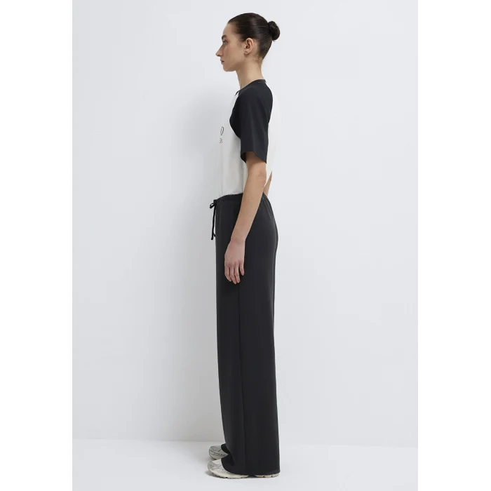 Mavi 1011177-900 Geniş Paça Siyah Eşofman Altı