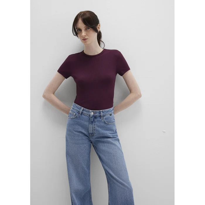 Mavi 1613081-70434 Mor Basic Tişört