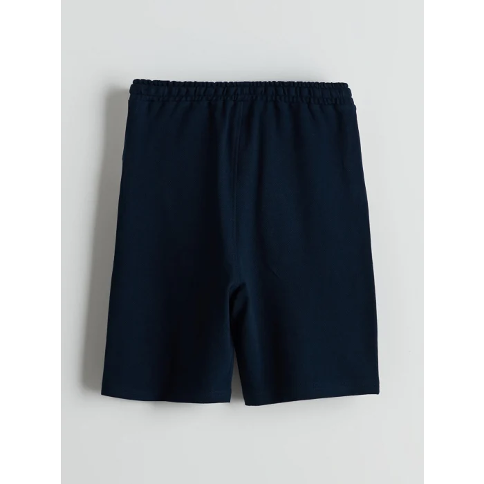 LCW Kids Lacivert Beli Lastikli Erkek Çocuk Şort