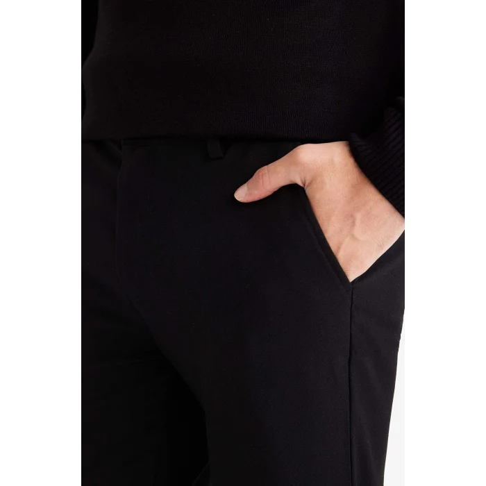 Defacto C7508AXBK27 Siyah Taılored Fıt Her Yöne Esneyen Pantolon