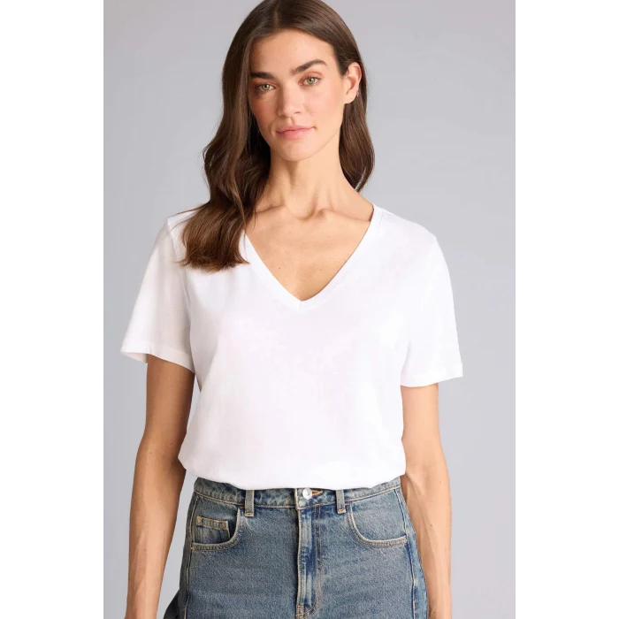 Defacto W9578AZWT79 Beyaz Regular Fıt Basıc Penye Tişört