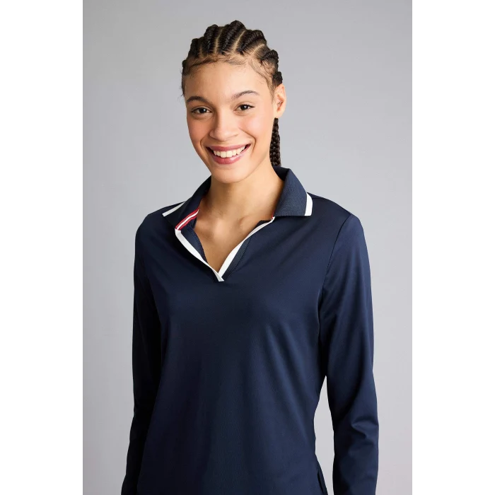 Defacto F9483AXNV146 Lacivert Standart Fıt Polo Yaka Sporcu Tişört
