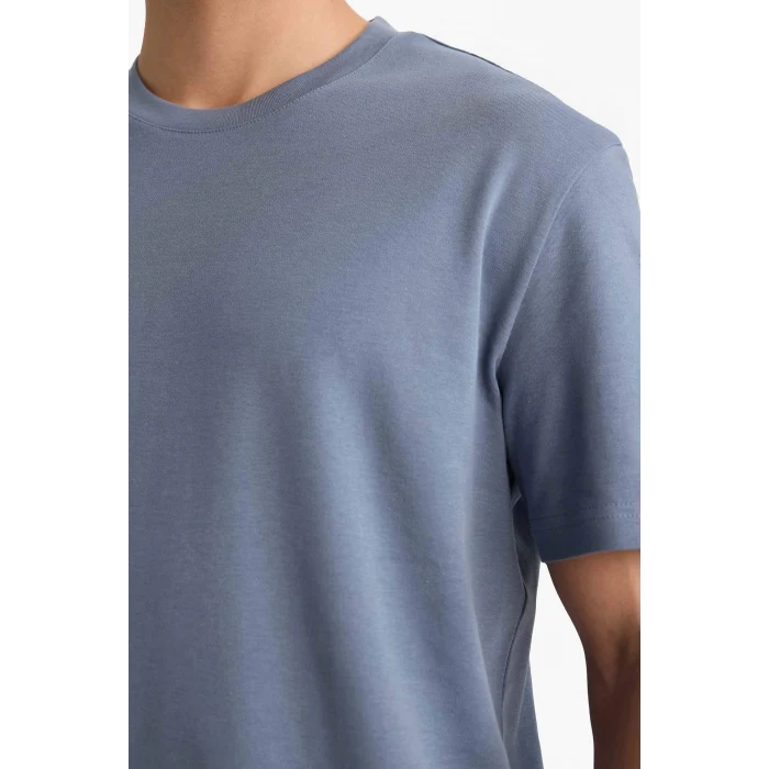 Defacto E7961AXGR504 Gri %100 Pamuk Basic Tişört