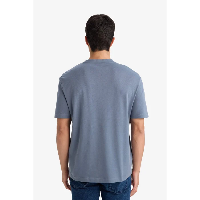 Defacto E7961AXGR504 Gri %100 Pamuk Basic Tişört