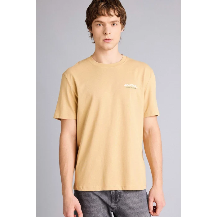 Defacto F9761AXBG247 Bej Avatar the Last Aırbender Baskılı Tişört