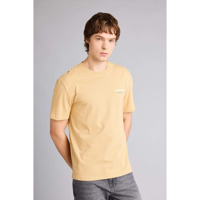 Defacto F9761AXBG247 Bej Avatar the Last Aırbender Baskılı Tişört