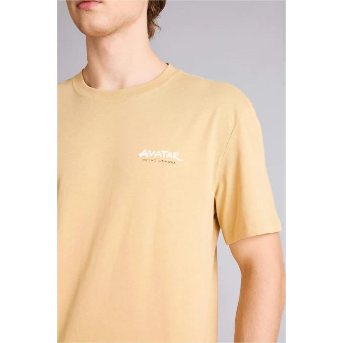 Defacto F9761AXBG247 Bej Avatar the Last Aırbender Baskılı Tişört