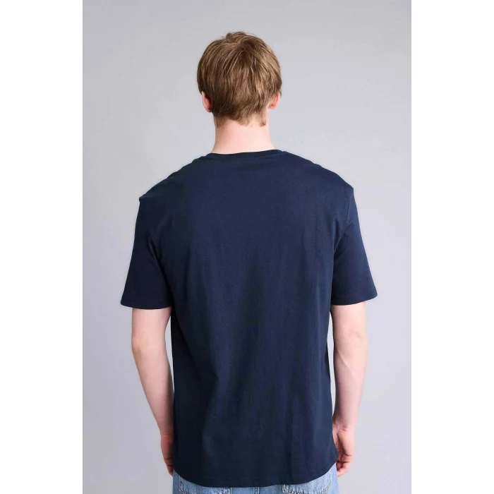 Defacto V7699AZNV64 Lacivert %100 Pamuk Basic Tişört