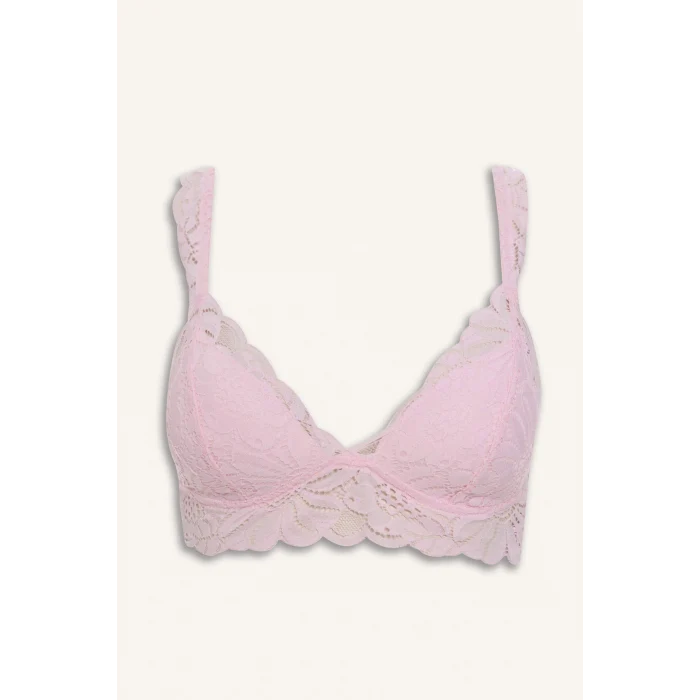 Defacto G7764AXPN648 Pembe Dantelli Kaplı Pedli Balensiz Bralet