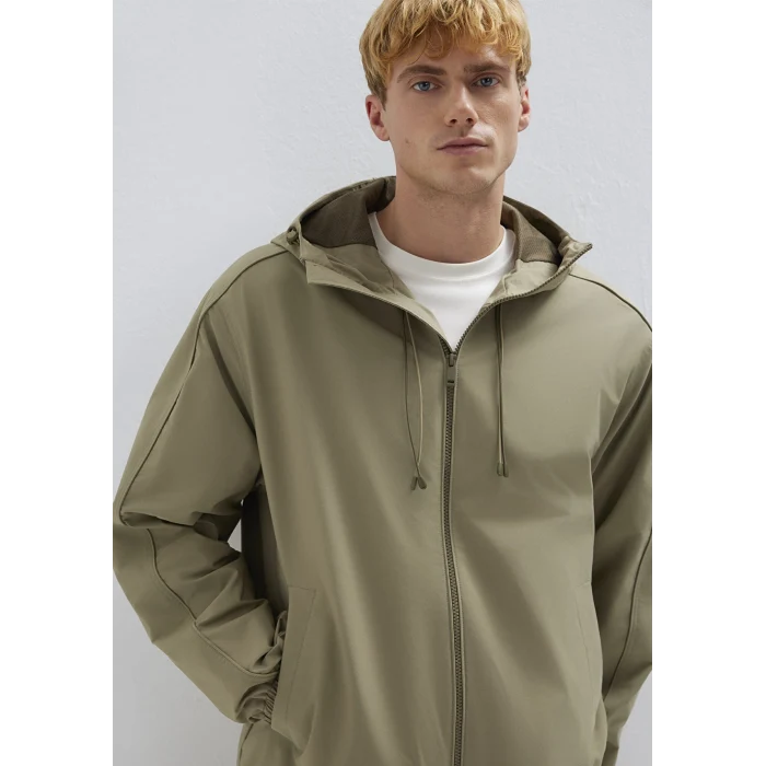 Mavi 0110818-86749 Kapüşonlu Yeşil Ceket