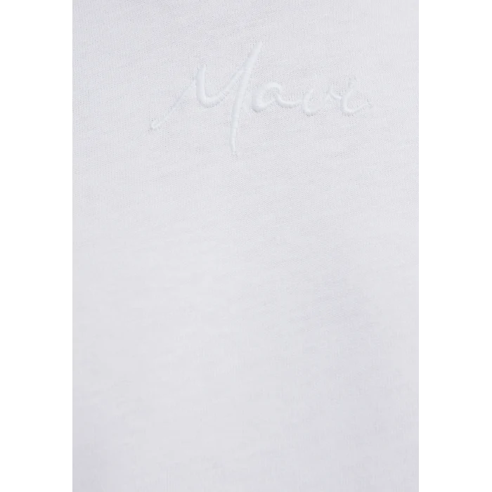 Mavi 0613130-620 Mavi Nakışlı Beyaz Tişört