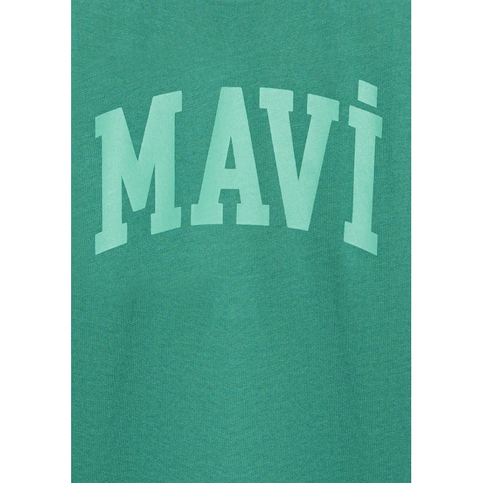 Mavi 6610484-71697 Mavi Baskılı Yeşil Tişört