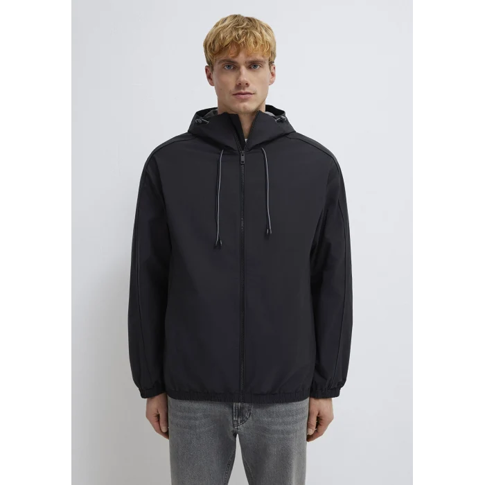 Mavi 0110818-900 Kapüşonlu Siyah Ceket