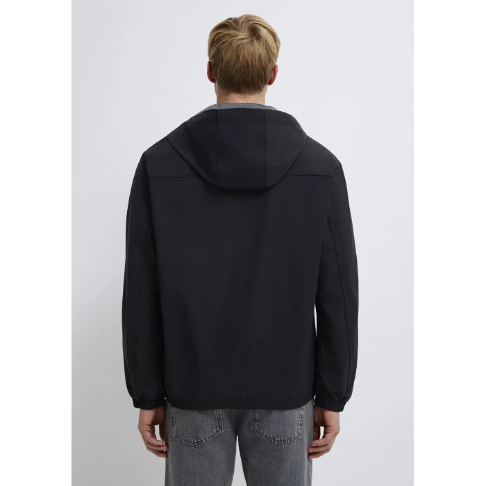 Mavi 0110818-900 Kapüşonlu Siyah Ceket