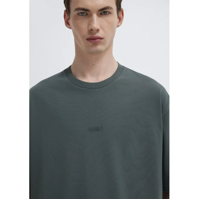 Mavi 0613093-71598 Mavi Logo Yeşil Basic Tişört