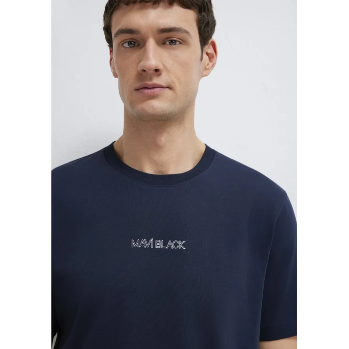Mavi 0613135-86623 Mavi Black Lacivert Tişört
