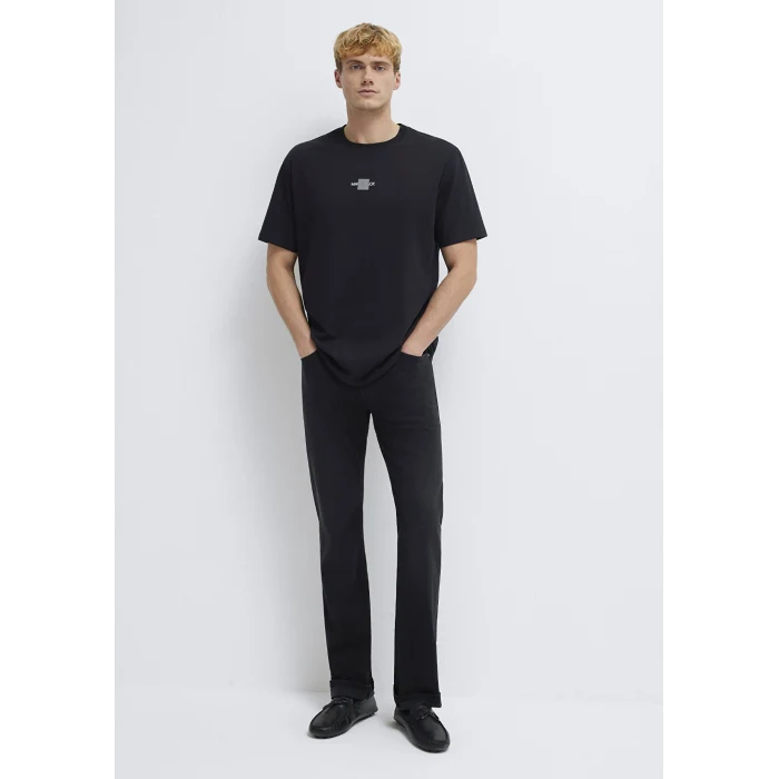Mavi 0613132-900 Mavi Black Reflektörlü Siyah Tişört