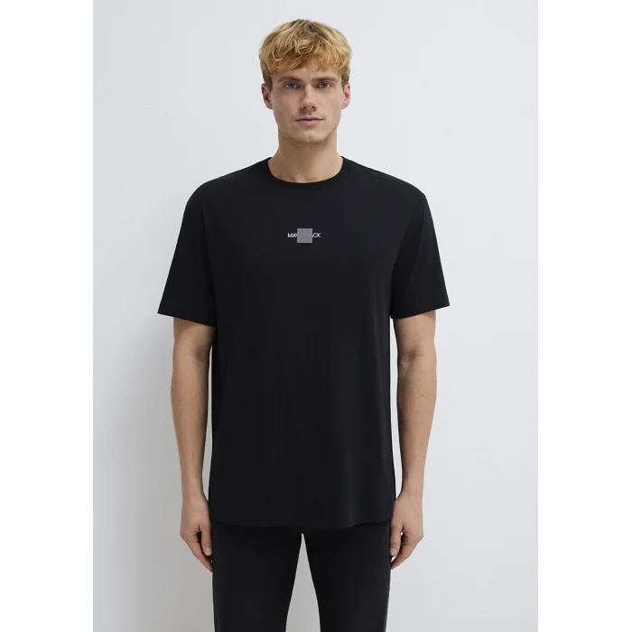 Mavi 0613132-900 Mavi Black Reflektörlü Siyah Tişört