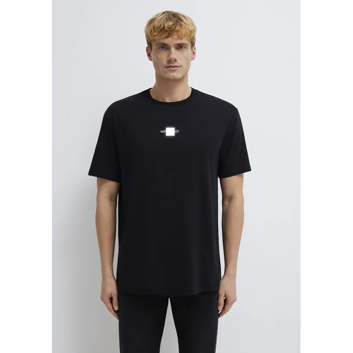Mavi 0613132-900 Mavi Black Reflektörlü Siyah Tişört
