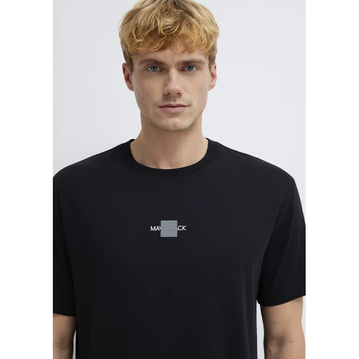 Mavi 0613132-900 Mavi Black Reflektörlü Siyah Tişört