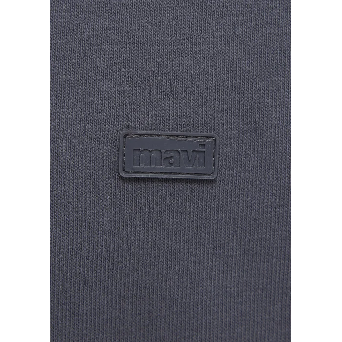 Mavi 0613188-80955 Silikon Logo Baskılı Antrasit Basic Tişört