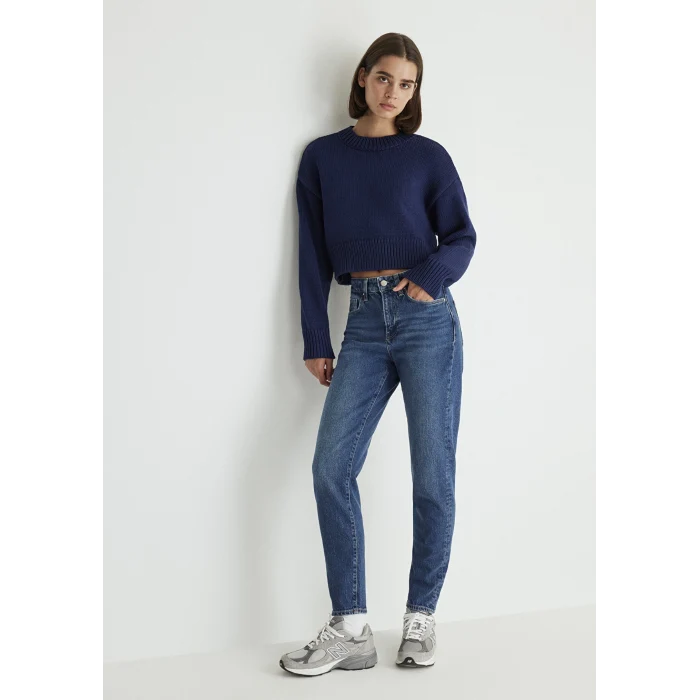 Mavi 100277-87925 Cindy Classic Denim Gölgeli Koyu Mavi Jean Pantolon