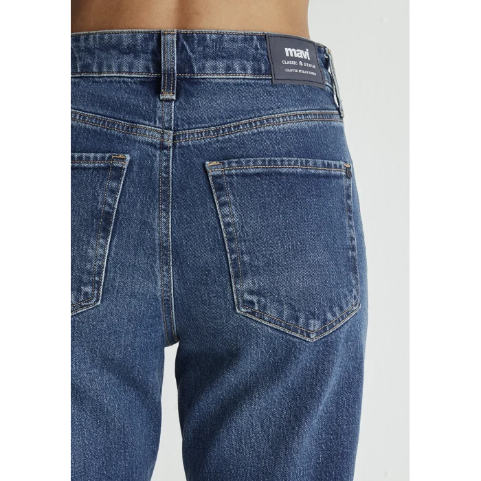 Mavi 100277-87925 Cindy Classic Denim Gölgeli Koyu Mavi Jean Pantolon