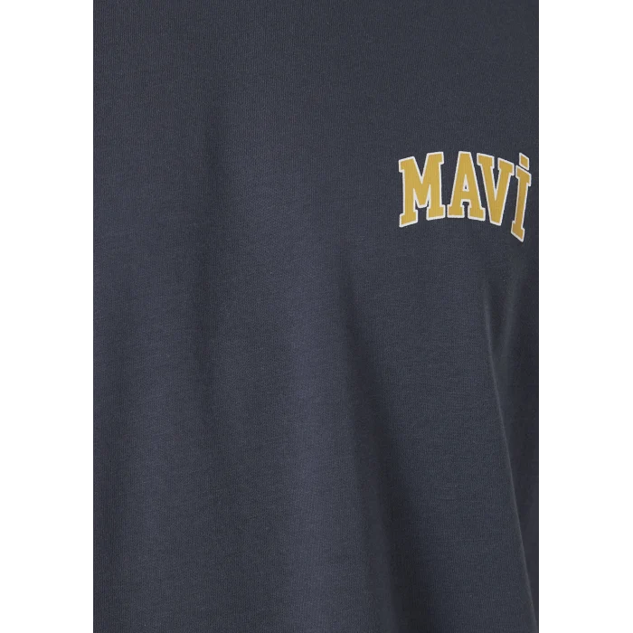 Mavi 0611714-70101 Mavi Logo Baskılı Gri Tişört