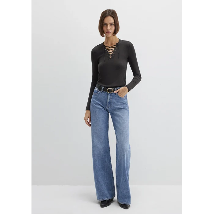 Mavi 1613839-70262 Uzun Kollu Antrasit Tişört