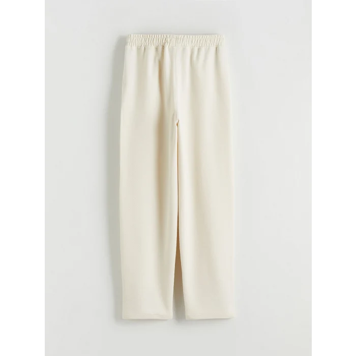 LCW Kids Ekru Beli Lastikli Erkek Çocuk Pantolon