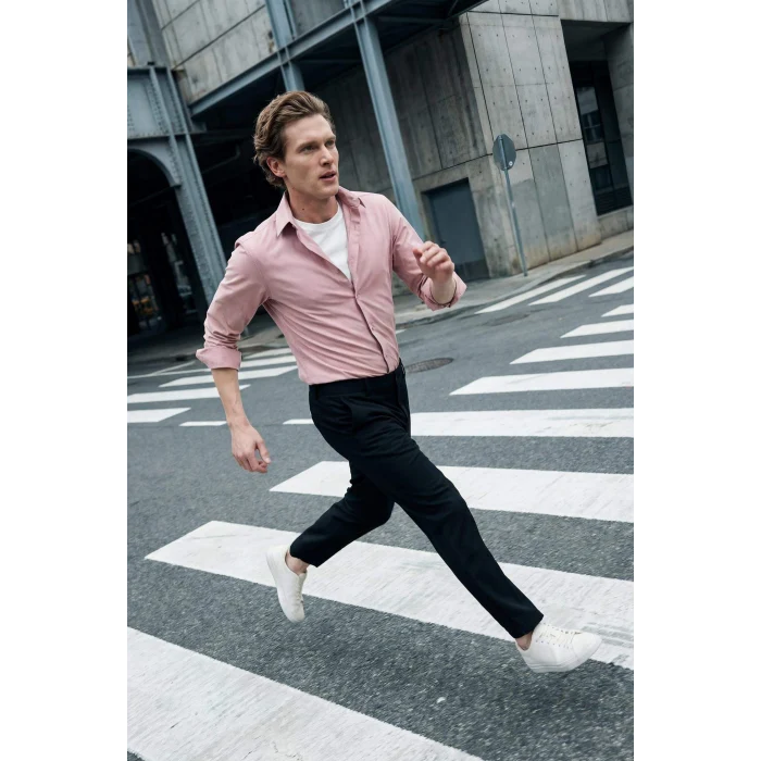 Defacto T6317AZBK27 Siyah Tailored Fıt Pantolon