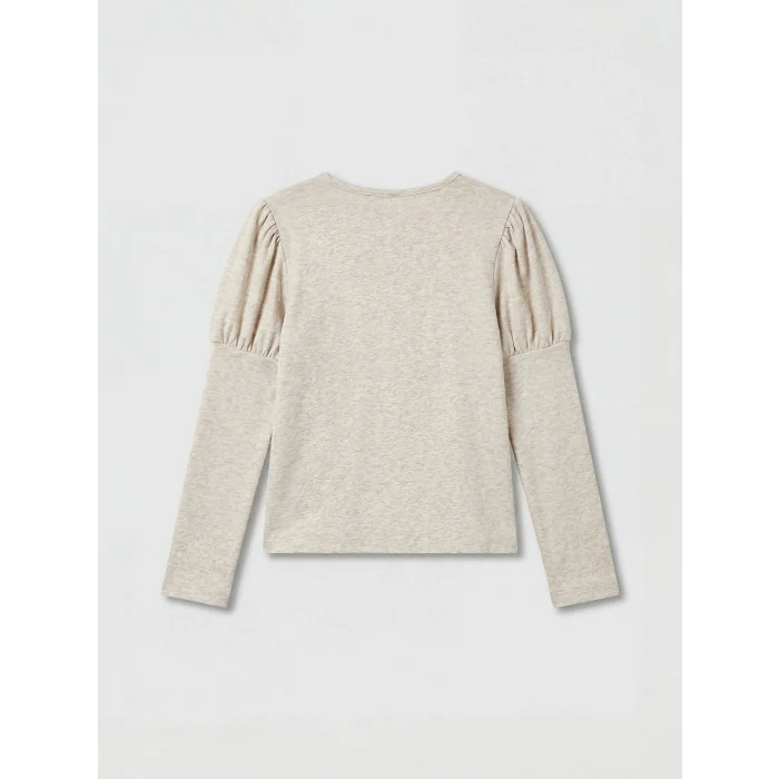 LCW Kids Bej Taşlı Kız Çocuk Tişört ve Şort Etek