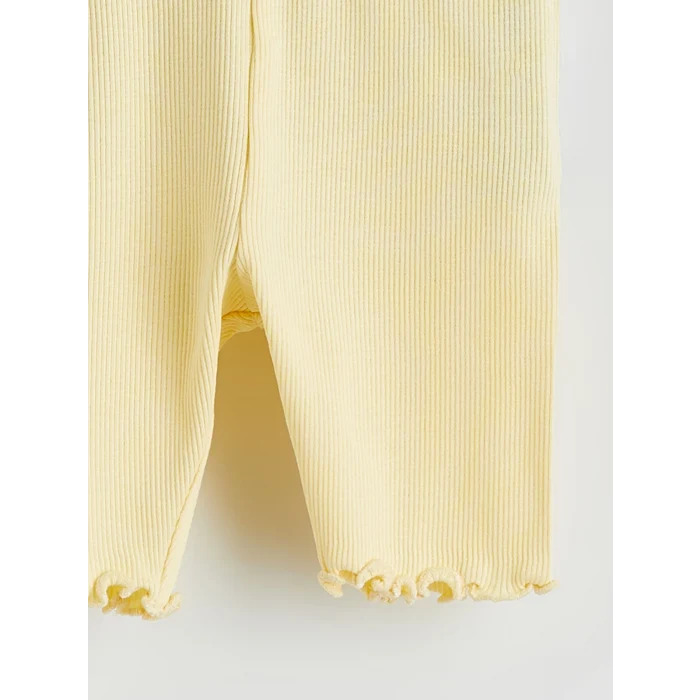 LCW baby Mor Çizgili Kız Bebek Bluz ve Tayt