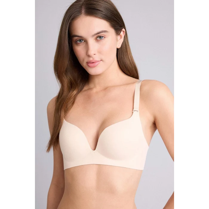 Defacto G9517AXPN700 Pembe Micro Kaplı Pedli Balensiz Tişört Bra