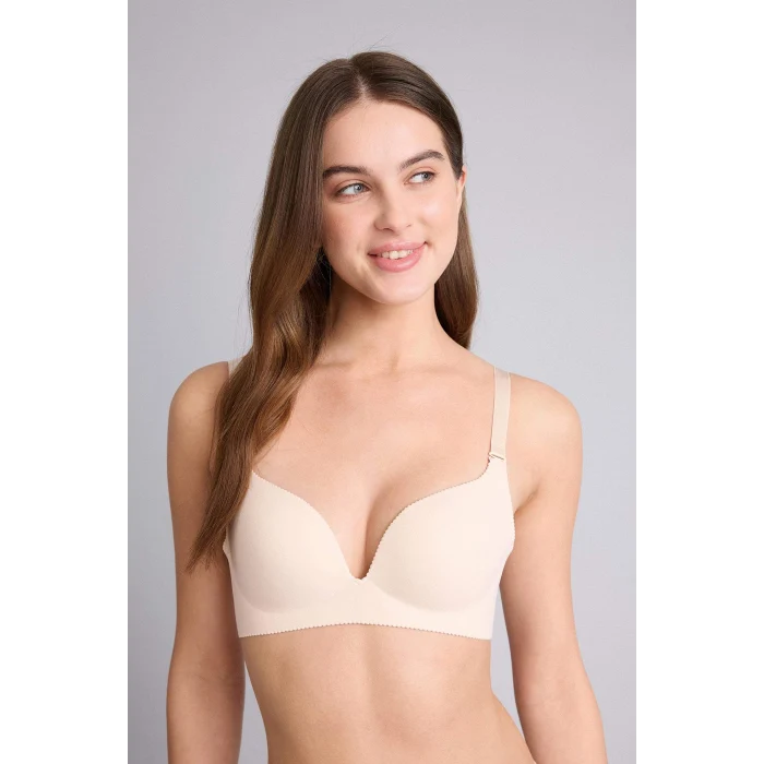 Defacto G9517AXPN700 Pembe Micro Kaplı Pedli Balensiz Tişört Bra