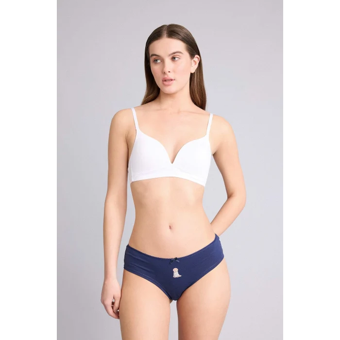 Defacto G8535AXNV241 Lacivert 3lü Külot Set