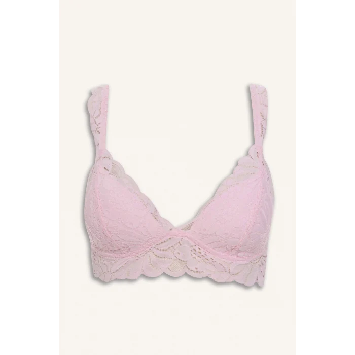 Defacto G7764AXPN648 Pembe Dantelli Kaplı Pedli Balensiz Bralet