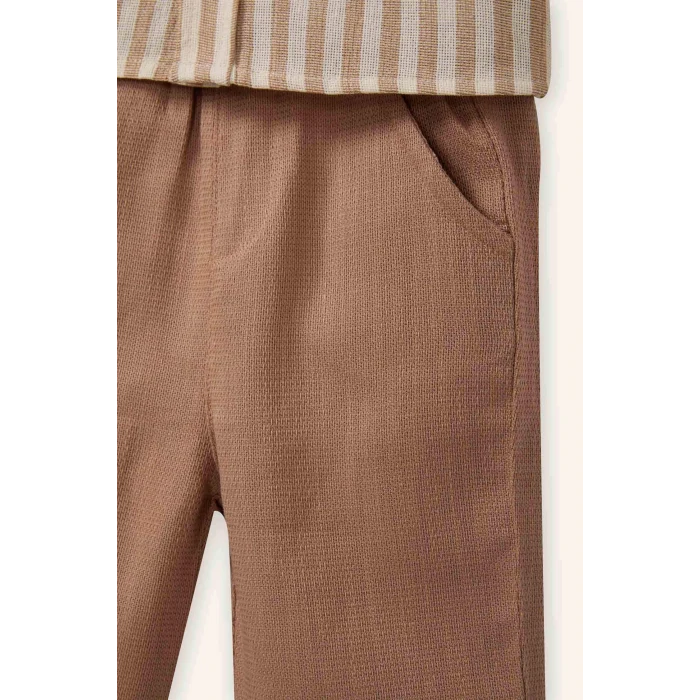 Defacto G8231A5ER118 Ekru 2li Takım Erkek Bebek